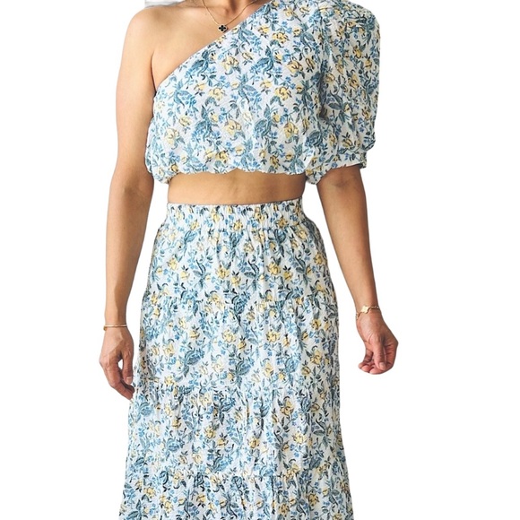 En Saison Women’s Midi Dress in Blue Floral Size XS - Picture 14 of 14